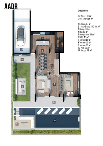 Шикарная просторная видовая вилла 5+2, 474м2  с видом на море в районе Кыргыджак - Ракурс 25