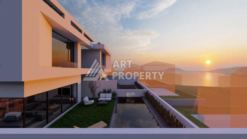 Шикарная вилла на этапе строительства в районе Каргыджак - Ракурс 6