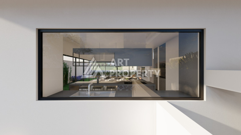 Шикарная вилла на этапе строительства в районе Каргыджак - Ракурс 13