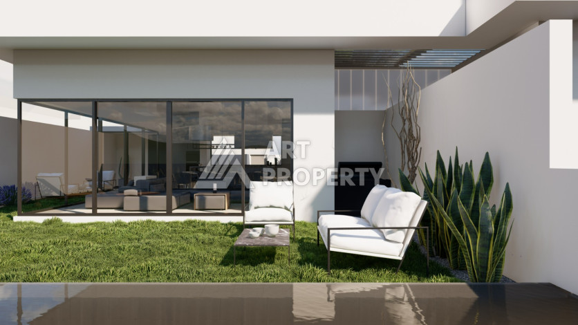 Шикарная вилла на этапе строительства в районе Каргыджак - Ракурс 17