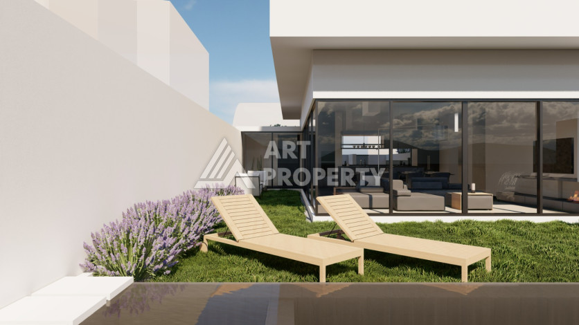 Шикарная вилла на этапе строительства в районе Каргыджак - Ракурс 18