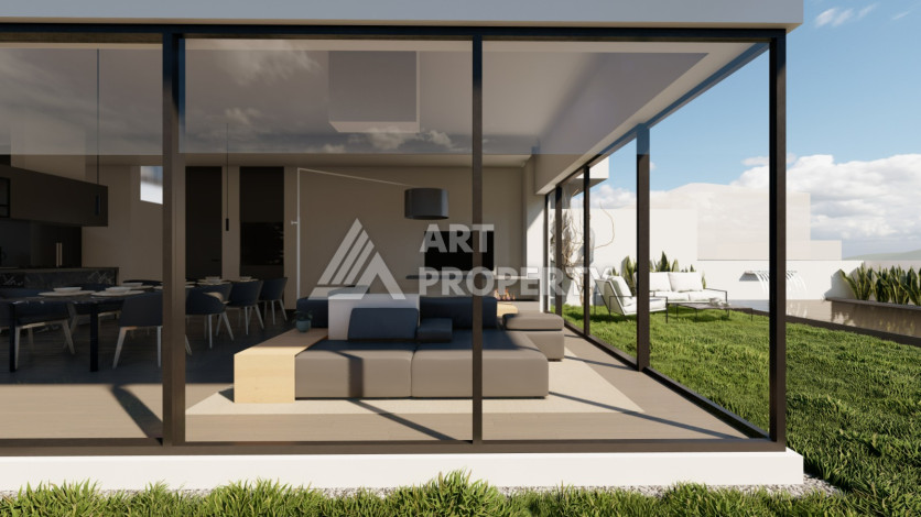 Шикарная вилла на этапе строительства в районе Каргыджак - Ракурс 19