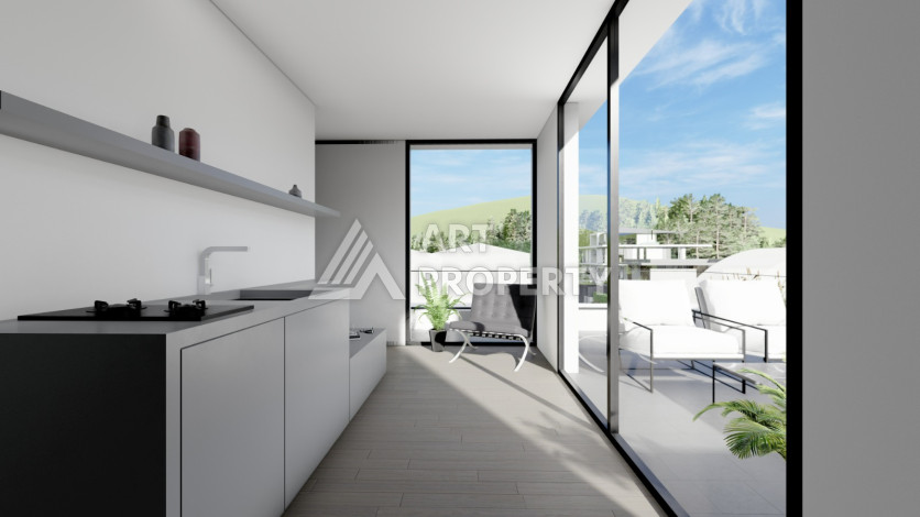 Шикарная вилла на этапе строительства в районе Каргыджак - Ракурс 23