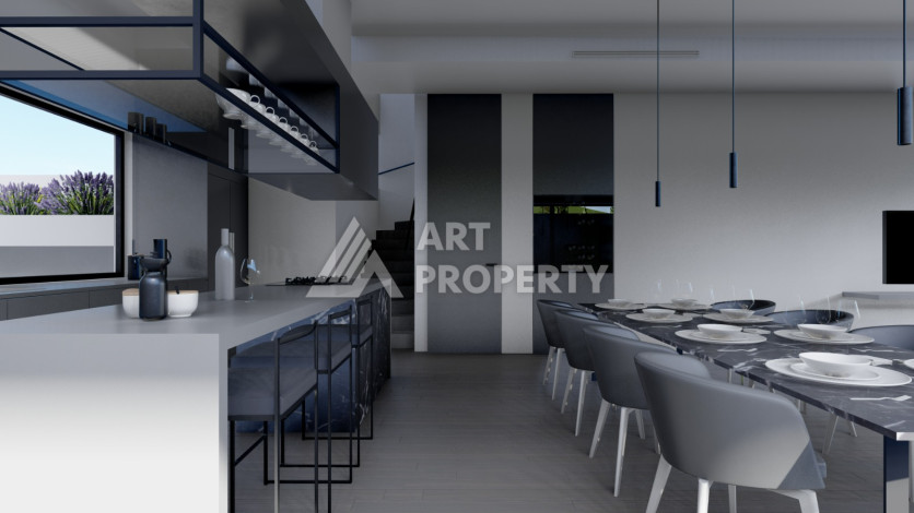 Шикарная вилла на этапе строительства в районе Каргыджак - Ракурс 32