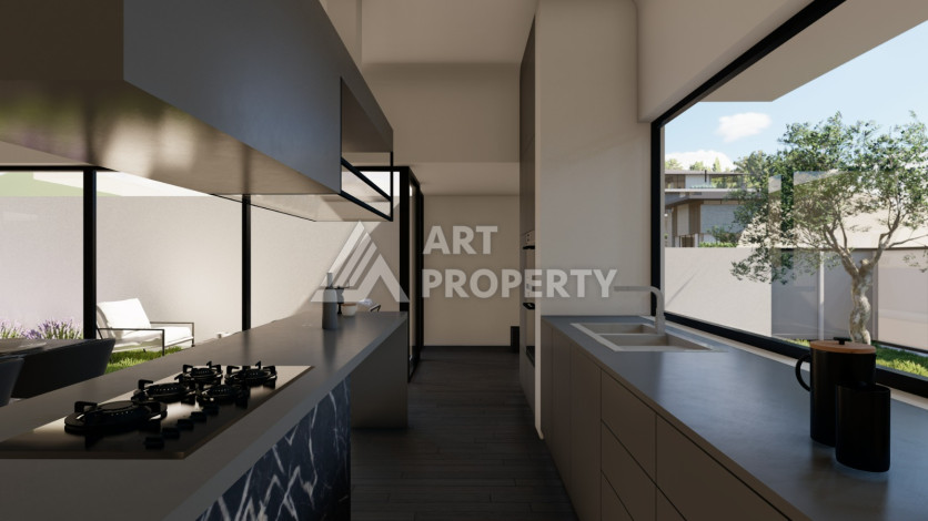 Шикарная вилла на этапе строительства в районе Каргыджак - Ракурс 39