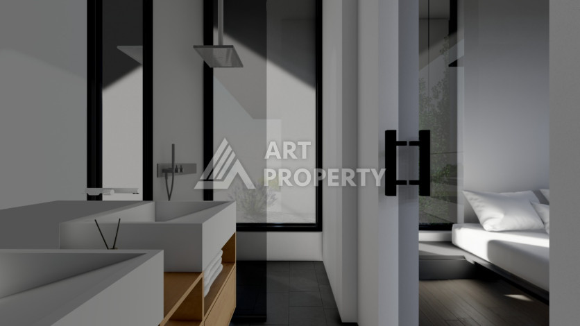 Шикарная вилла на этапе строительства в районе Каргыджак - Ракурс 42