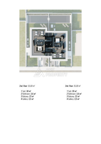 Шикарная вилла на этапе строительства в районе Каргыджак - Ракурс 50