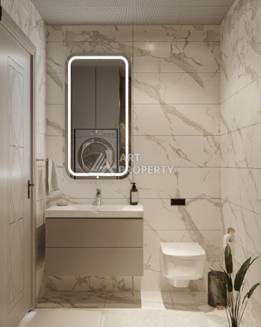 Новый проект жилого комплекса с апартаментами 1+1, 2+1, 3+1 в районе Авсаллар - Ракурс 3