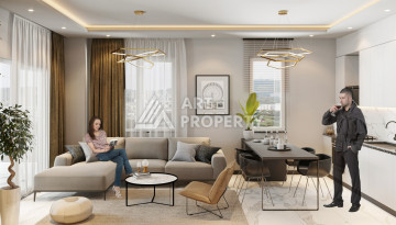 Новый проект жилого комплекса с апартаментами 1+1, 2+1, 3+1 в районе Авсаллар - Ракурс 7