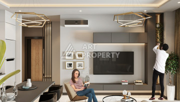 Новый проект жилого комплекса с апартаментами 1+1, 2+1, 3+1 в районе Авсаллар - Ракурс 8