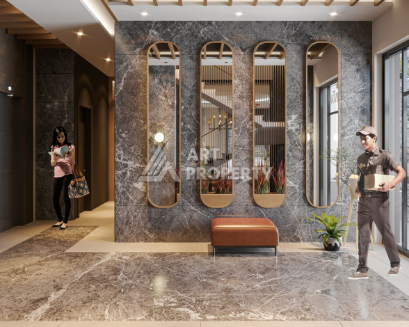 Новый проект жилого комплекса с апартаментами 1+1, 2+1, 3+1 в районе Авсаллар - Ракурс 18