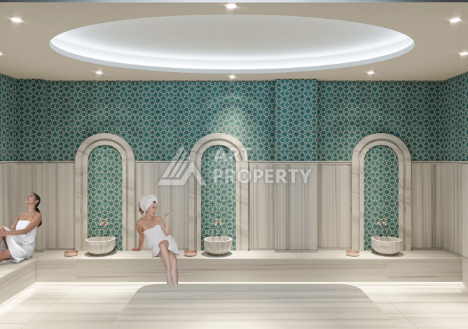 Новый проект жилого комплекса с апартаментами 1+1, 2+1, 3+1 в районе Авсаллар - Ракурс 21