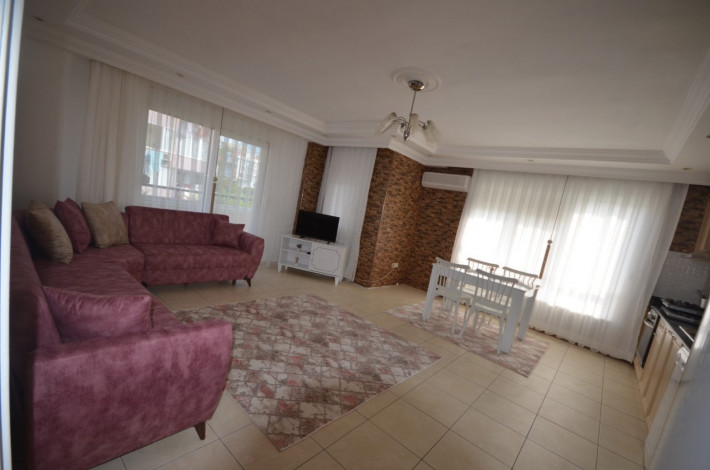 Меблированная квартира в комплексе с бассейном в районе Оба, Алания 105 м2 - Ракурс 12