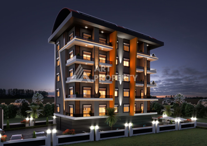 Комплекс на заключительном этапе строительства в Алании район Авсалар - Ракурс 7