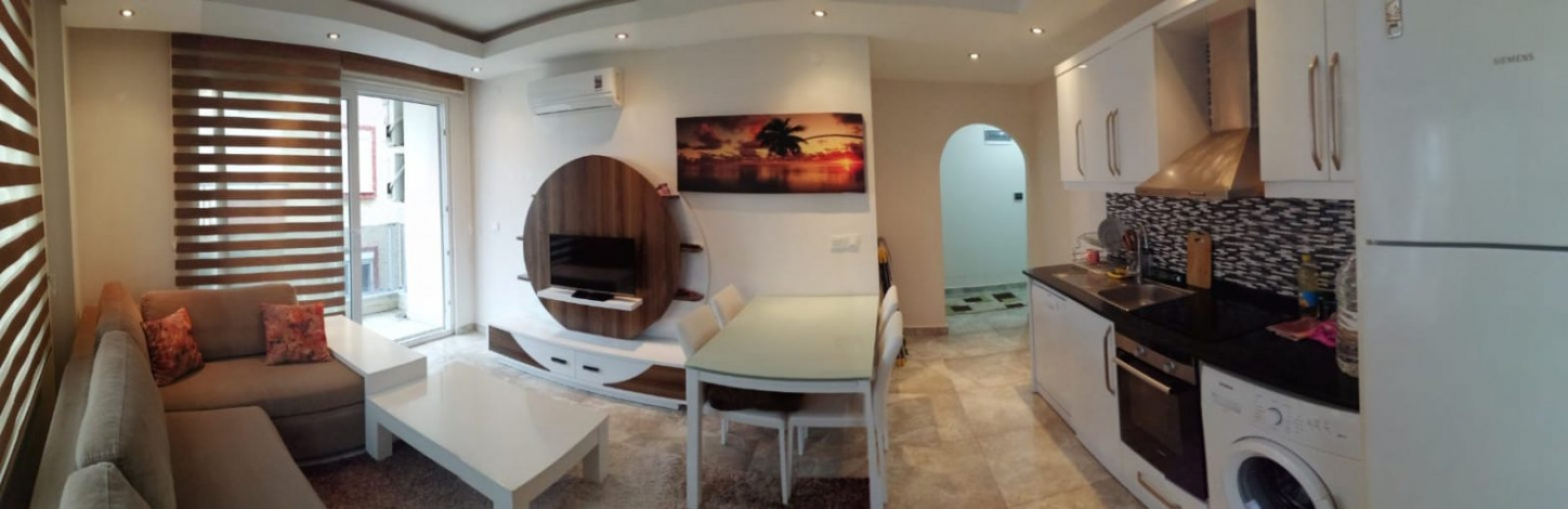 Меблированные двухкомнатные квартиры в современном комплексе в районе Оба, 50-75 м2 - Ракурс 2