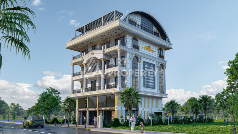 Квартиры в рассрочку на начальном этапе строительства – Алания, Демирташ - Ракурс 3