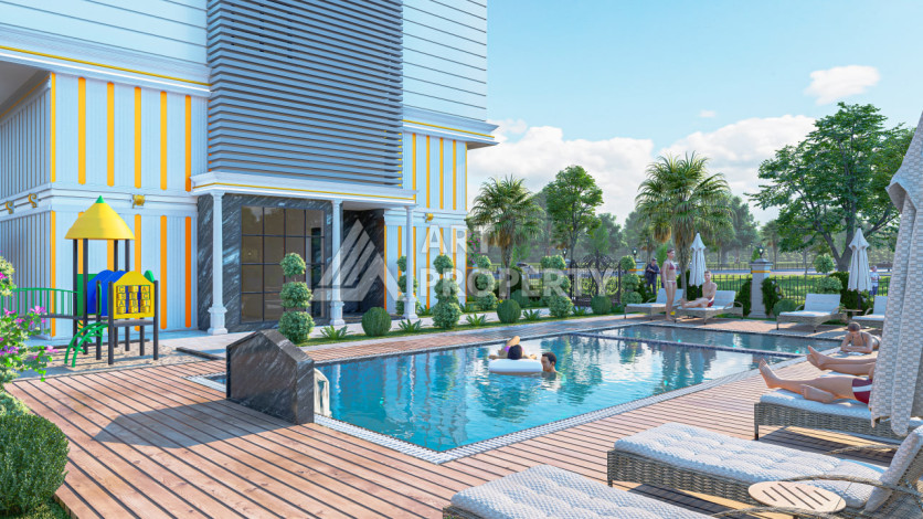 Квартиры в рассрочку на начальном этапе строительства – Алания, Демирташ - Ракурс 9