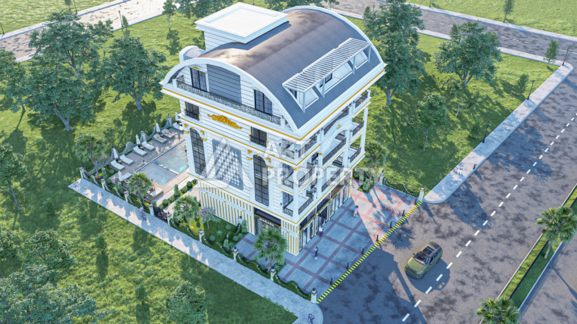 Квартиры в рассрочку на начальном этапе строительства – Алания, Демирташ - Ракурс 11