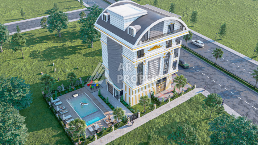 Квартиры в рассрочку на начальном этапе строительства – Алания, Демирташ - Ракурс 12