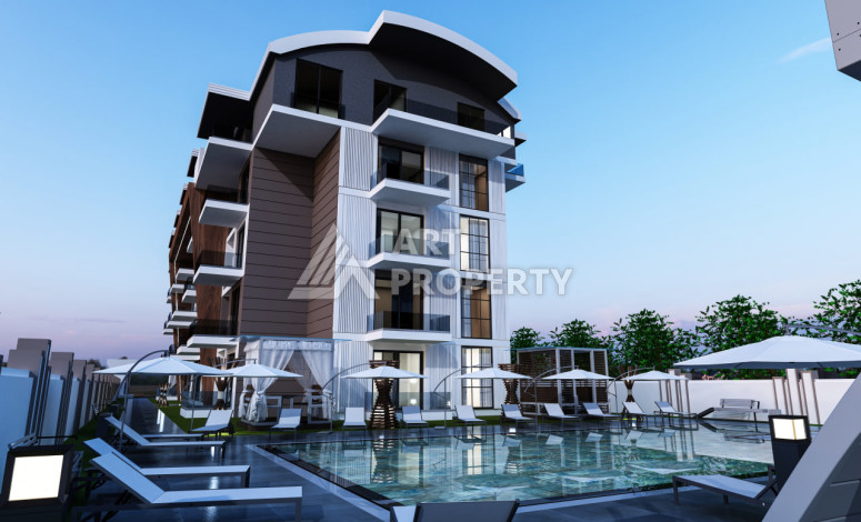 Новый инвестиционный проект резиденции с хорошей инфраструктурой в Газипаше - Ракурс 4