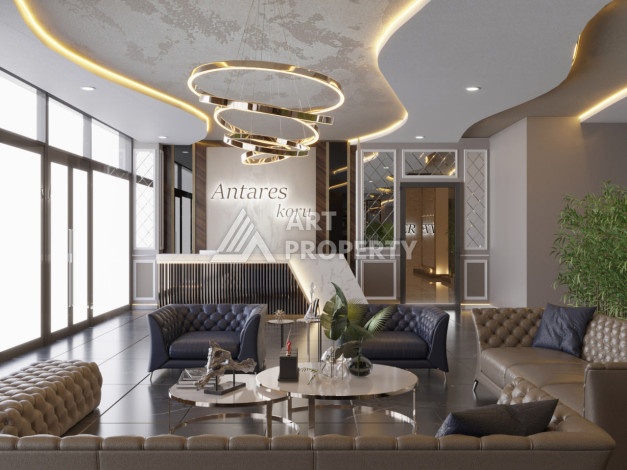 Новый инвестиционный проект резиденции с хорошей инфраструктурой в Газипаше - Ракурс 8