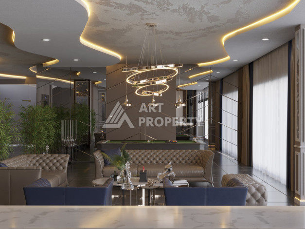 Новый инвестиционный проект резиденции с хорошей инфраструктурой в Газипаше - Ракурс 9