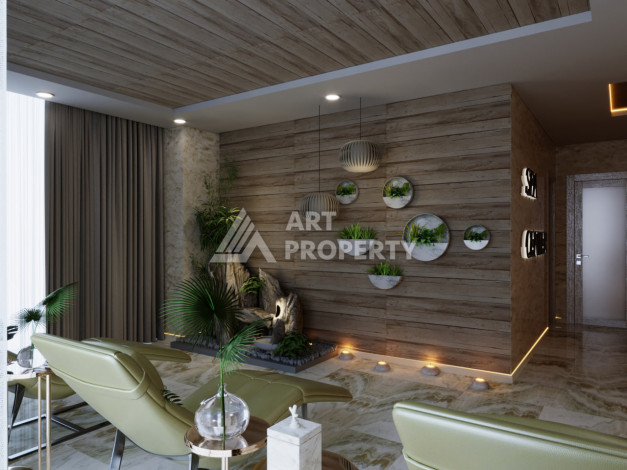 Новый инвестиционный проект резиденции с хорошей инфраструктурой в Газипаше - Ракурс 16