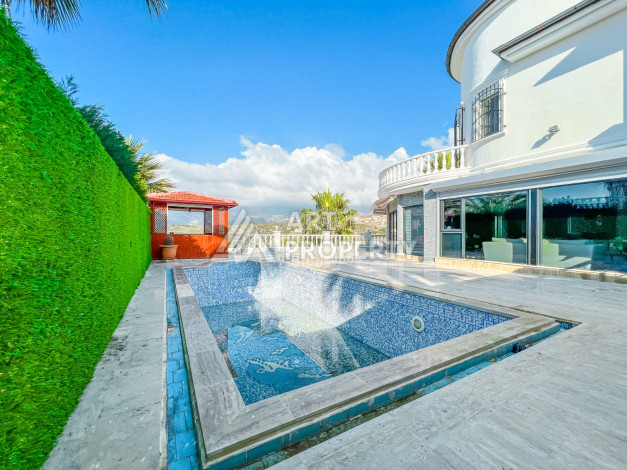 Просторная видовая вилла 3+1, 650м2 в районе Каргыджак - Ракурс 25