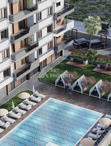 Квартира 1+1 в комплексе на завершающем этапе строительства в районе Авсаллар - Ракурс 2