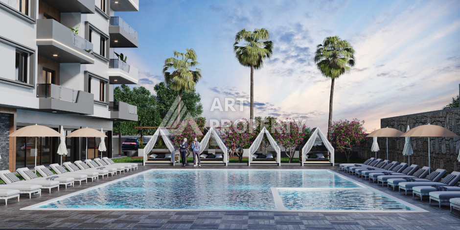 Квартира 1+1 в комплексе на завершающем этапе строительства в районе Авсаллар - Ракурс 7