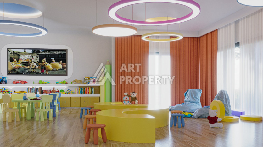 Квартира 1+1 в комплексе на завершающем этапе строительства в районе Авсаллар - Ракурс 15