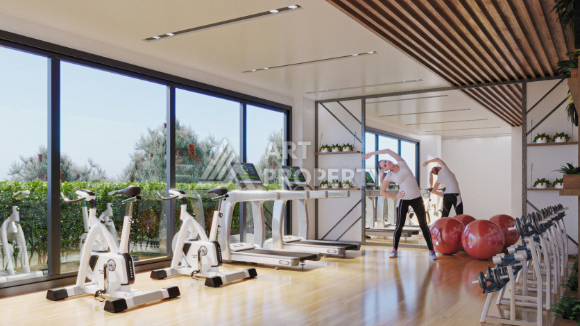 Квартира 1+1 в комплексе на завершающем этапе строительства в районе Авсаллар - Ракурс 16