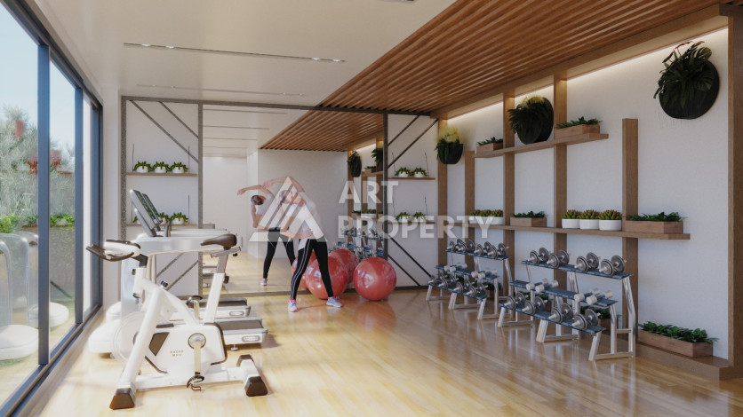 Квартира 1+1 в комплексе на завершающем этапе строительства в районе Авсаллар - Ракурс 17