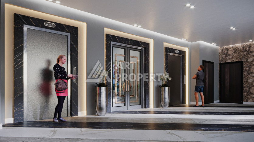 Квартира 1+1 в комплексе на завершающем этапе строительства в районе Авсаллар - Ракурс 18