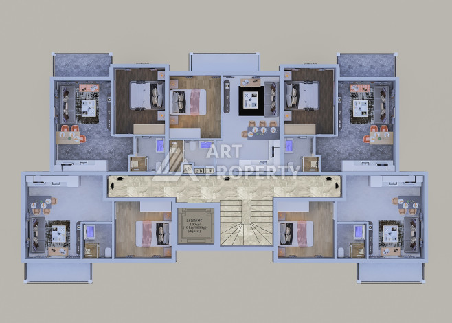 Комплекс на завершающем этапе строительства, район Каргыджак – Алания - Ракурс 12