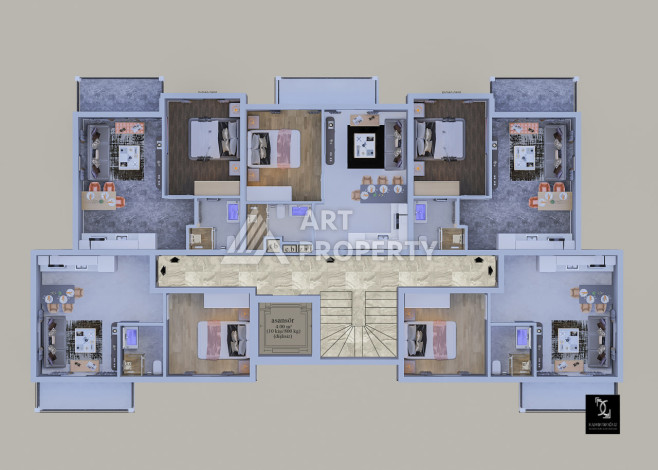 Комплекс на завершающем этапе строительства, район Каргыджак – Алания - Ракурс 13