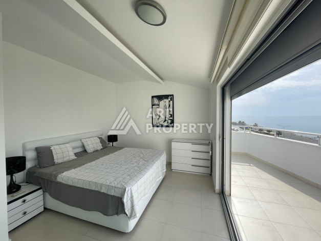 Пентхаус 2+1 с на первой линии с видом на море в районе Кестель - Ракурс 12