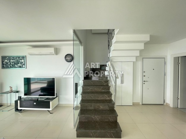 Пентхаус 2+1 с на первой линии с видом на море в районе Кестель - Ракурс 19