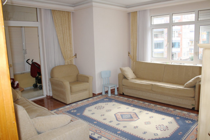 Меблированная квартира 2+1 рядом с морем в районе Оба, 100 м2 - Ракурс 10