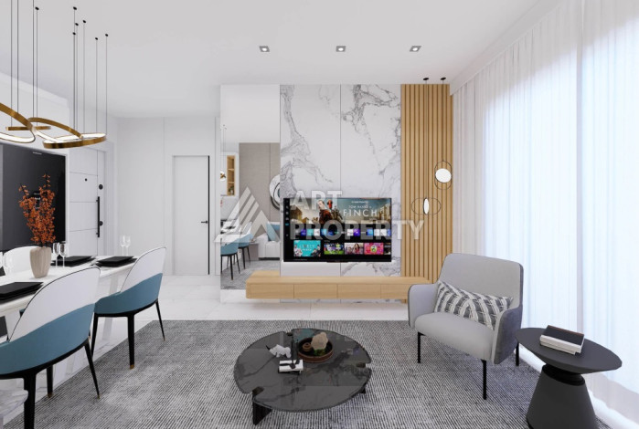 Инвестиционный проект на этапе карандаша от надежного застройщика в районе Тосмур! - Ракурс 6