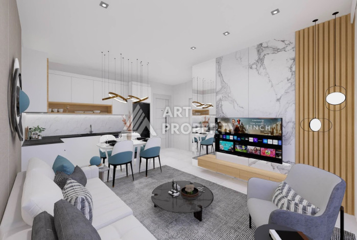 Инвестиционный проект на этапе карандаша от надежного застройщика в районе Тосмур! - Ракурс 8