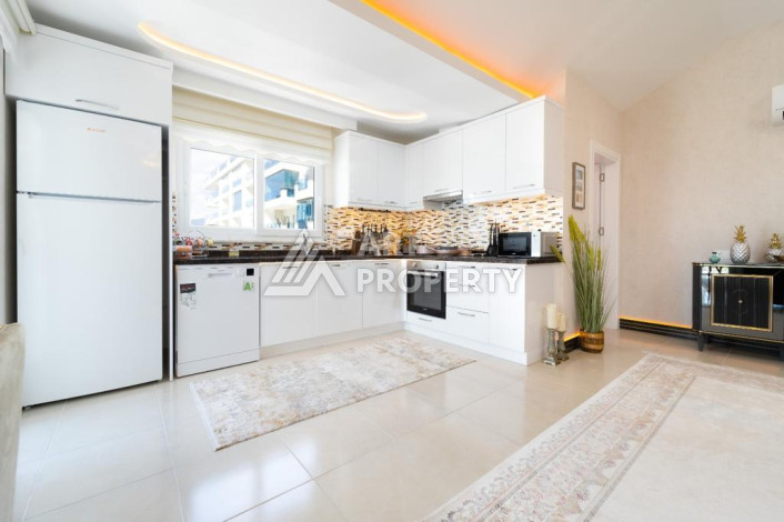 Шикарный пентхаус 2+1 с видом на море в одном из лучших комплексов Махмутлара! - Ракурс 14