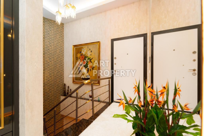 Шикарный пентхаус 2+1 с видом на море в одном из лучших комплексов Махмутлара! - Ракурс 23