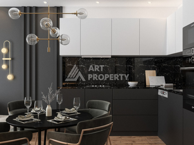 Новый проект в Алании район Демирташ на стадии строительства - Ракурс 8