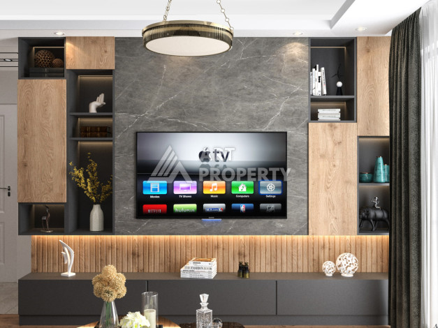 Новый проект в Алании район Демирташ на стадии строительства - Ракурс 10