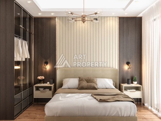 Новый проект в Алании район Демирташ на стадии строительства - Ракурс 15