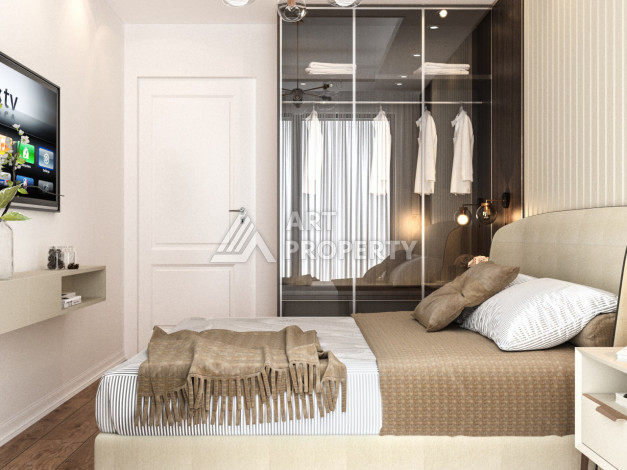 Новый проект в Алании район Демирташ на стадии строительства - Ракурс 16