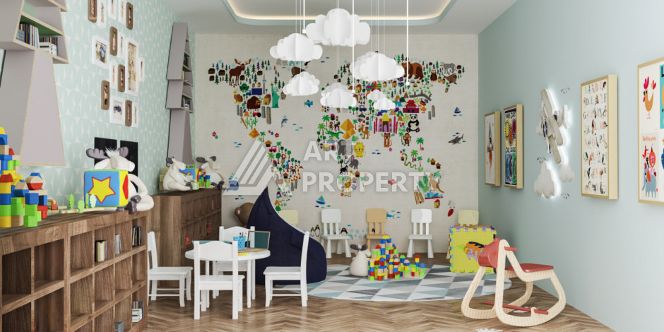 Новый проект в Алании район Демирташ на стадии строительства - Ракурс 19