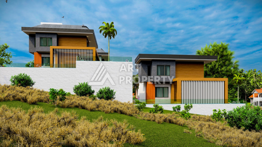 Виллы в Алании район Каргыджак подходящие под гражданство - Ракурс 4