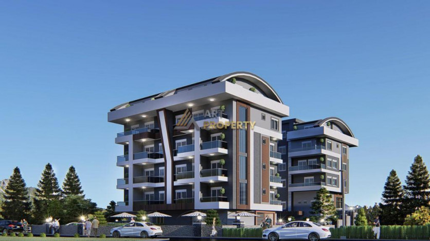 Новый инвестиционный проект современного комплекса в районе Оба, 47-148 м2 - Ракурс 4